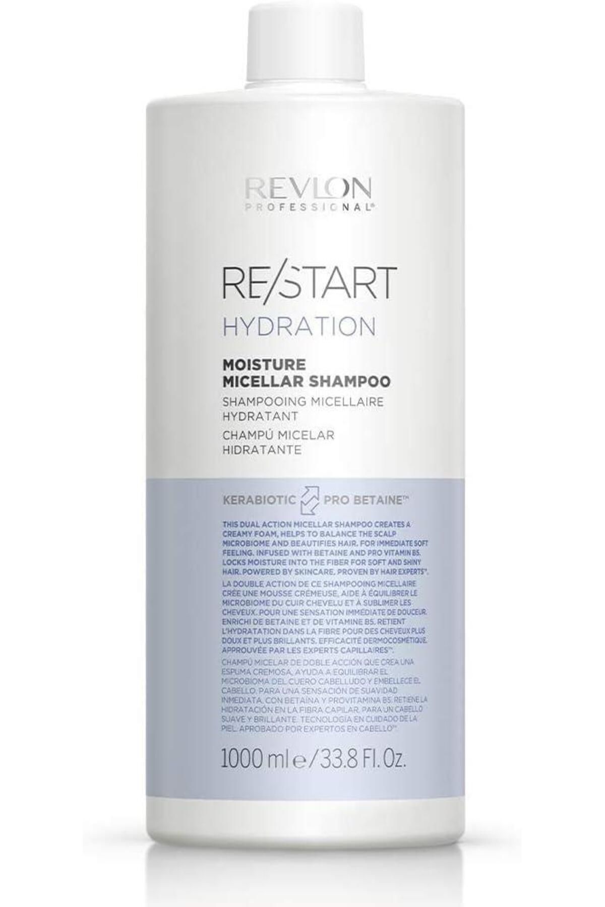 Revlon-Restart Hydration Moisturizing Micellar Shampoo 1000 ml 2