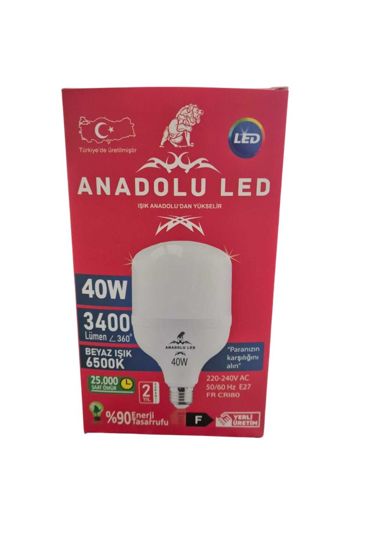 ANADOLU LED 40w Led Ampul – Beyaz Işık (6500K)
