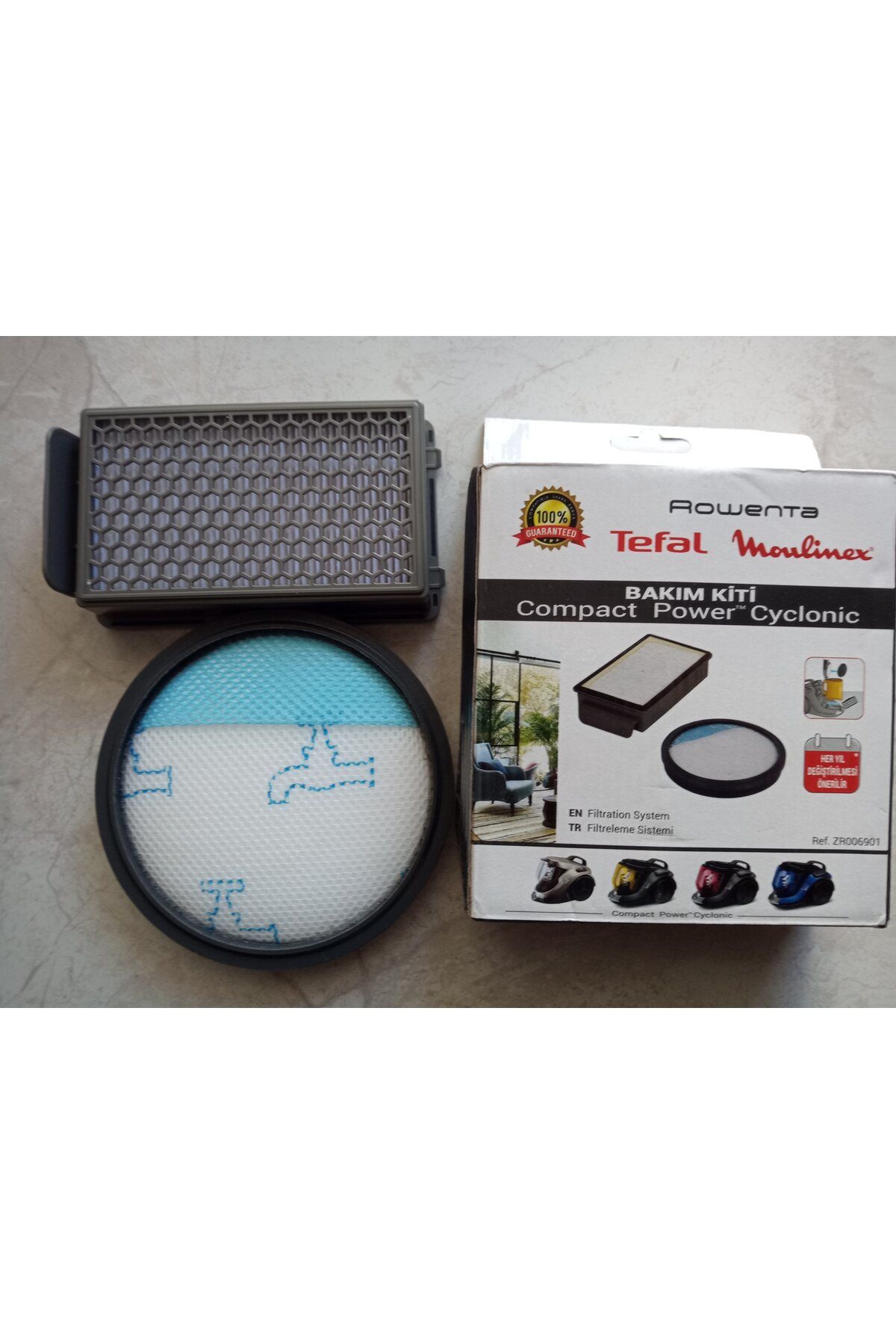 SÜPYE Rowenta Ro 3755 Ta Compact Power Cyclonic Hepa Filtre Seti
