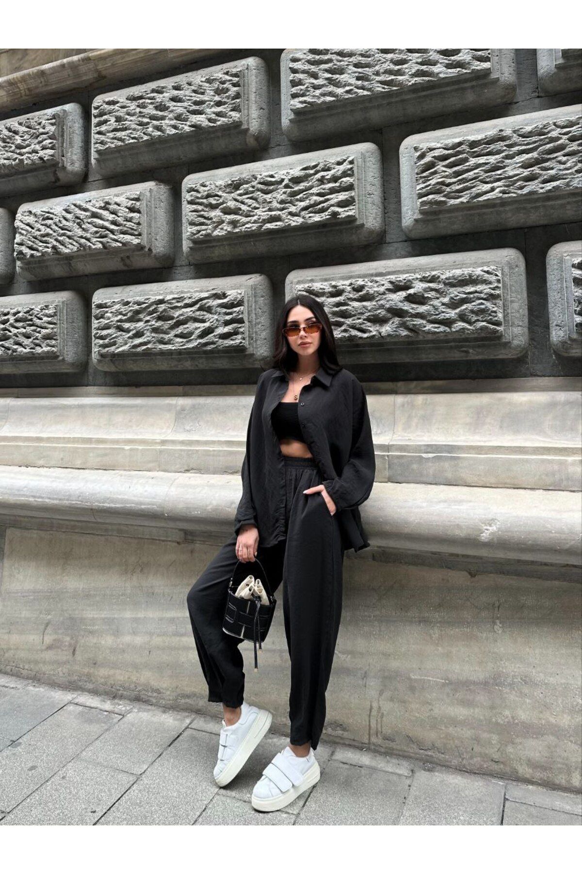 Boutique Sirena Dokulu gömlekli Takım