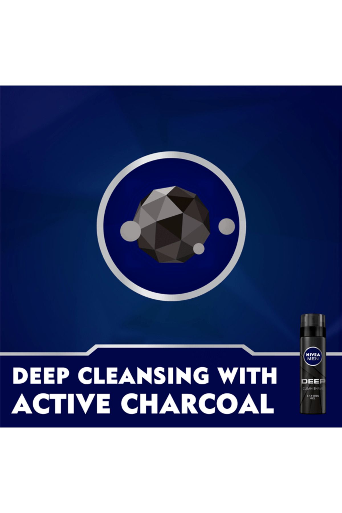 NIVEA-Shaving Gel Deep Clean 200ml (11461) --- NIVEA Men Deep Clean Shaving Gel 200ml 3