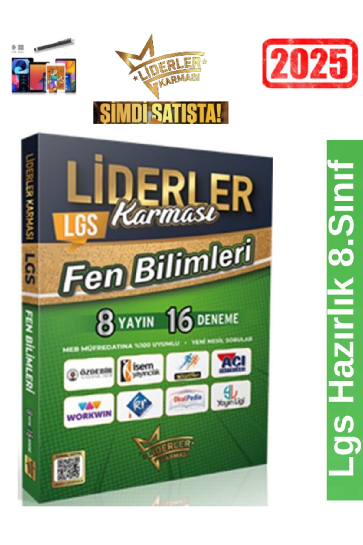 Fenomen Yayıncılık LİDERLER KARMASI YAYINLARI 8.Sınıf Fen Bilimleri 8 Yayın 16 li Branş Deneme+Android Kalem