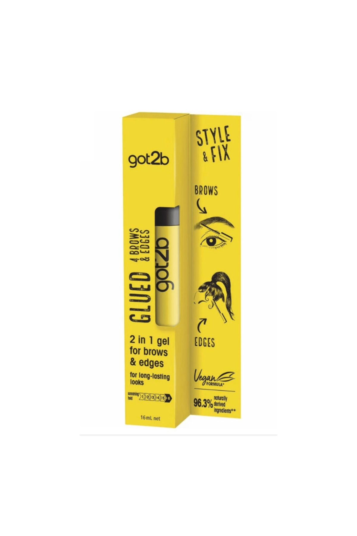 Schwarzkopf-Got2B Glued 2in1 Brow and Edge Gel - 16 ml 2