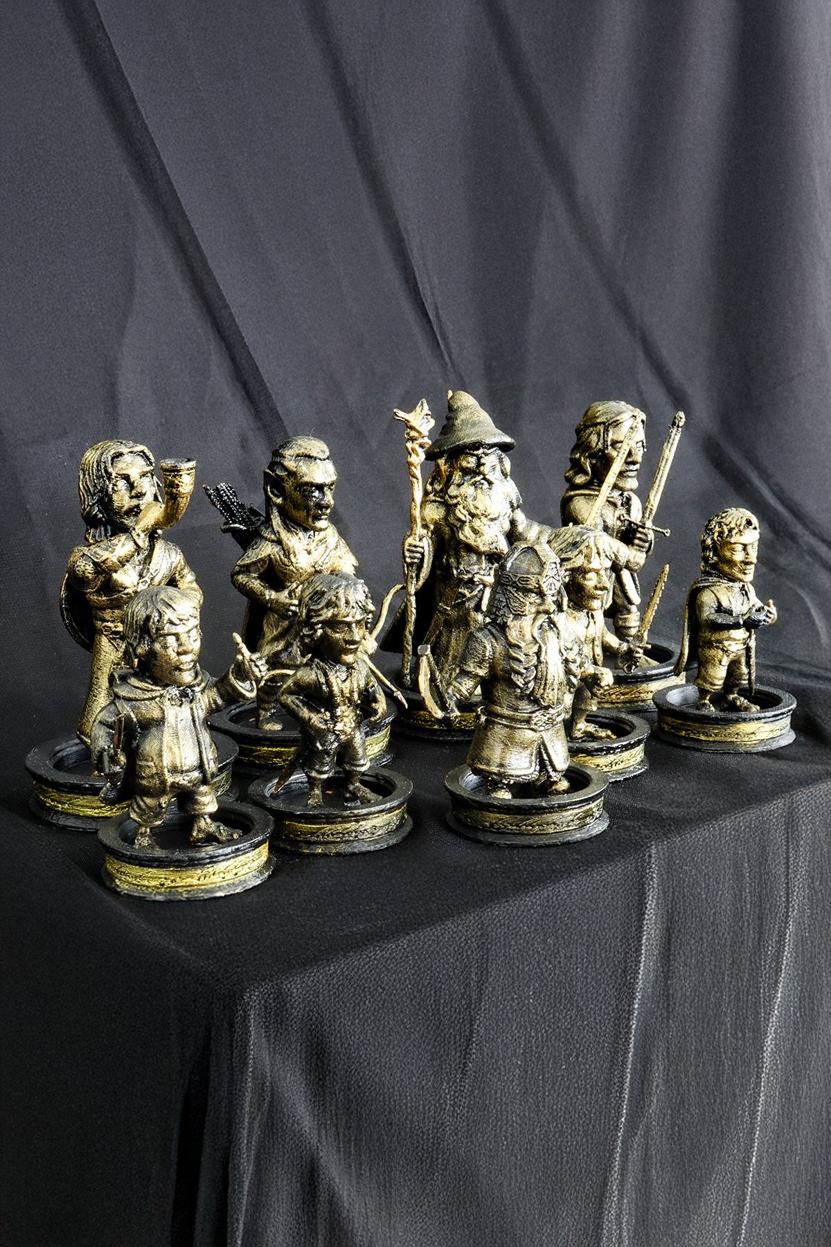 TEKNO SANAT Yüzüklerin Efendisi(LOTR) - Dekor/Figür - 3D Baskı - Tam Set