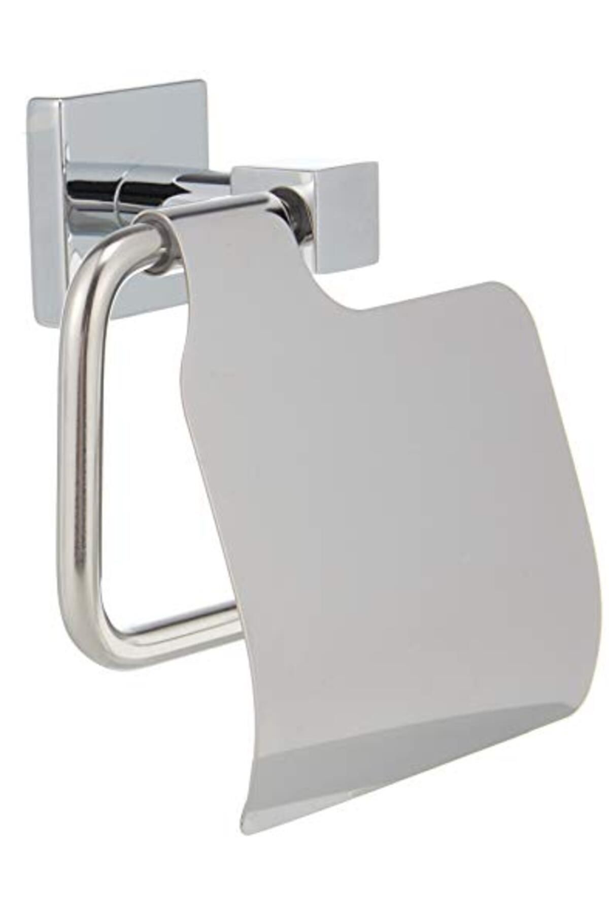 ShopZum Q-Line A44996 Tuvalet Kağıtlığı, Kapaklı, Krom