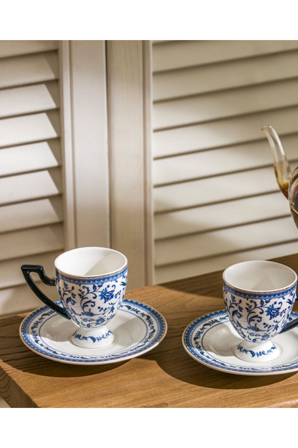 LC Waikiki LCW HOME Baskılı 2 Kişilik Porselen Kahve Fincan Takımı 90 Ml