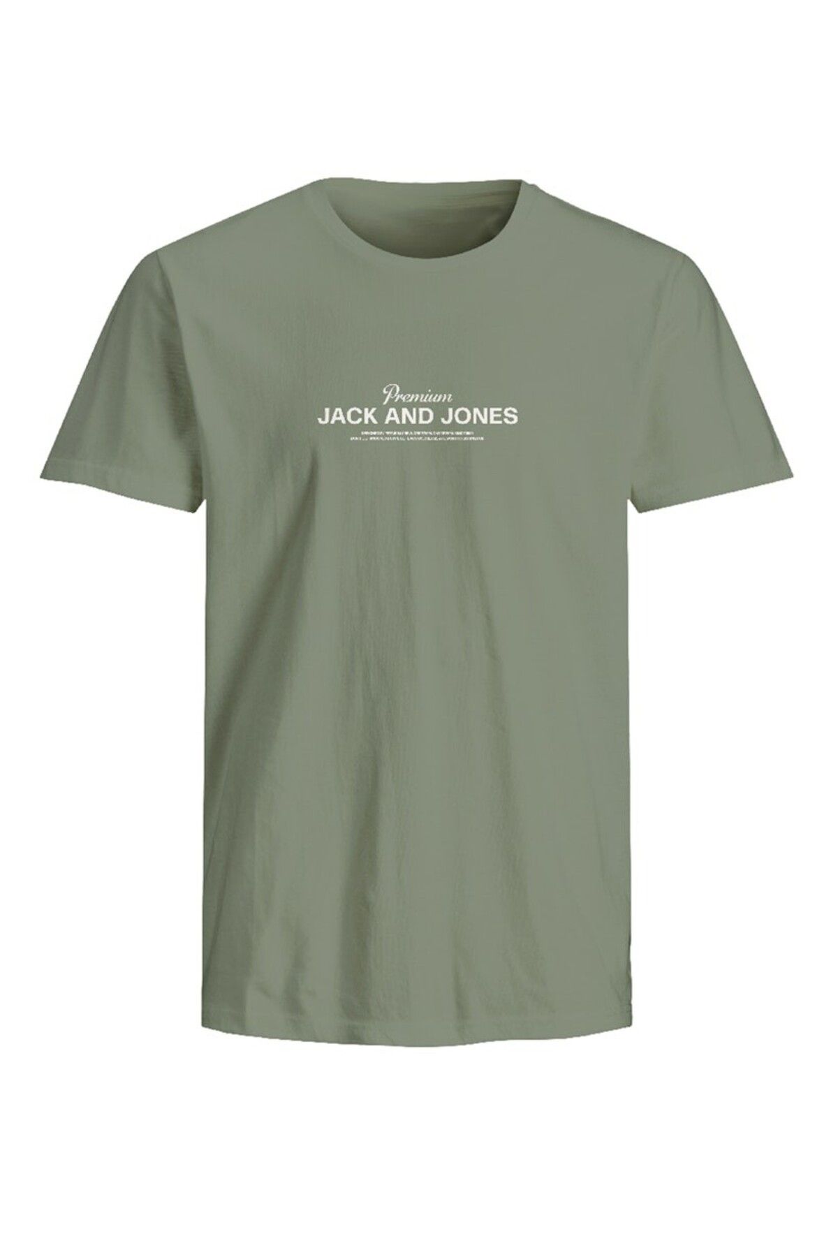 Jack & Jones Erkek Yeşil Jprblaferris Ss Tee Crew Neck Fst T-shirt 12282250-Hedgegree