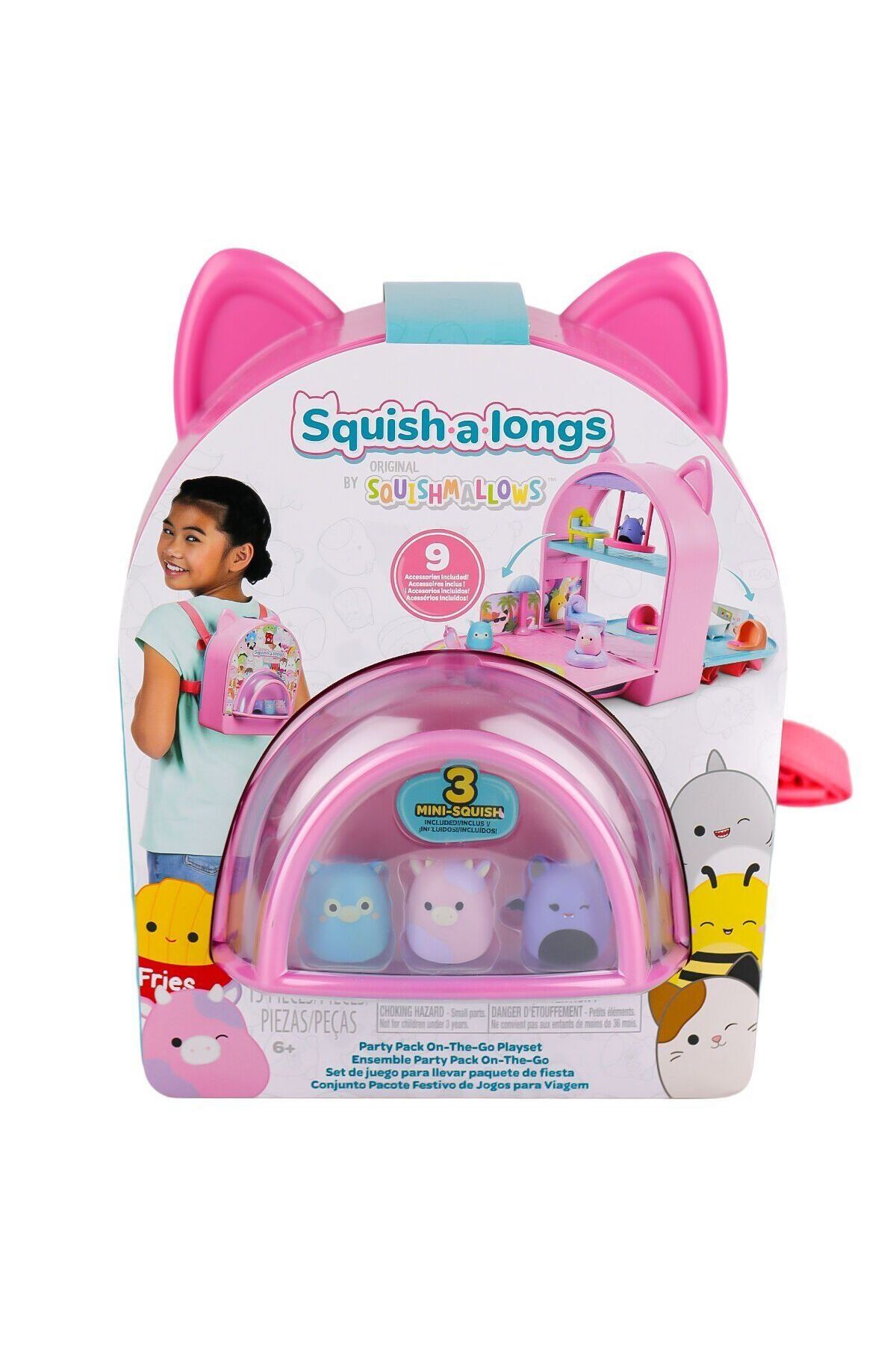 NECO TOYS AL0036 Squish a longs Çantalı Oyun Seti