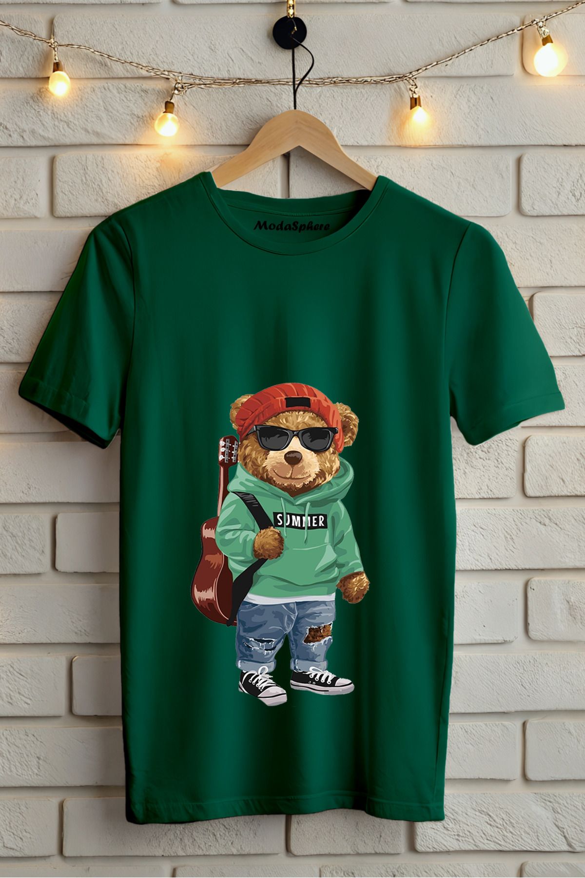 ModaSphere Baskılı Unisex Oversize Tişört