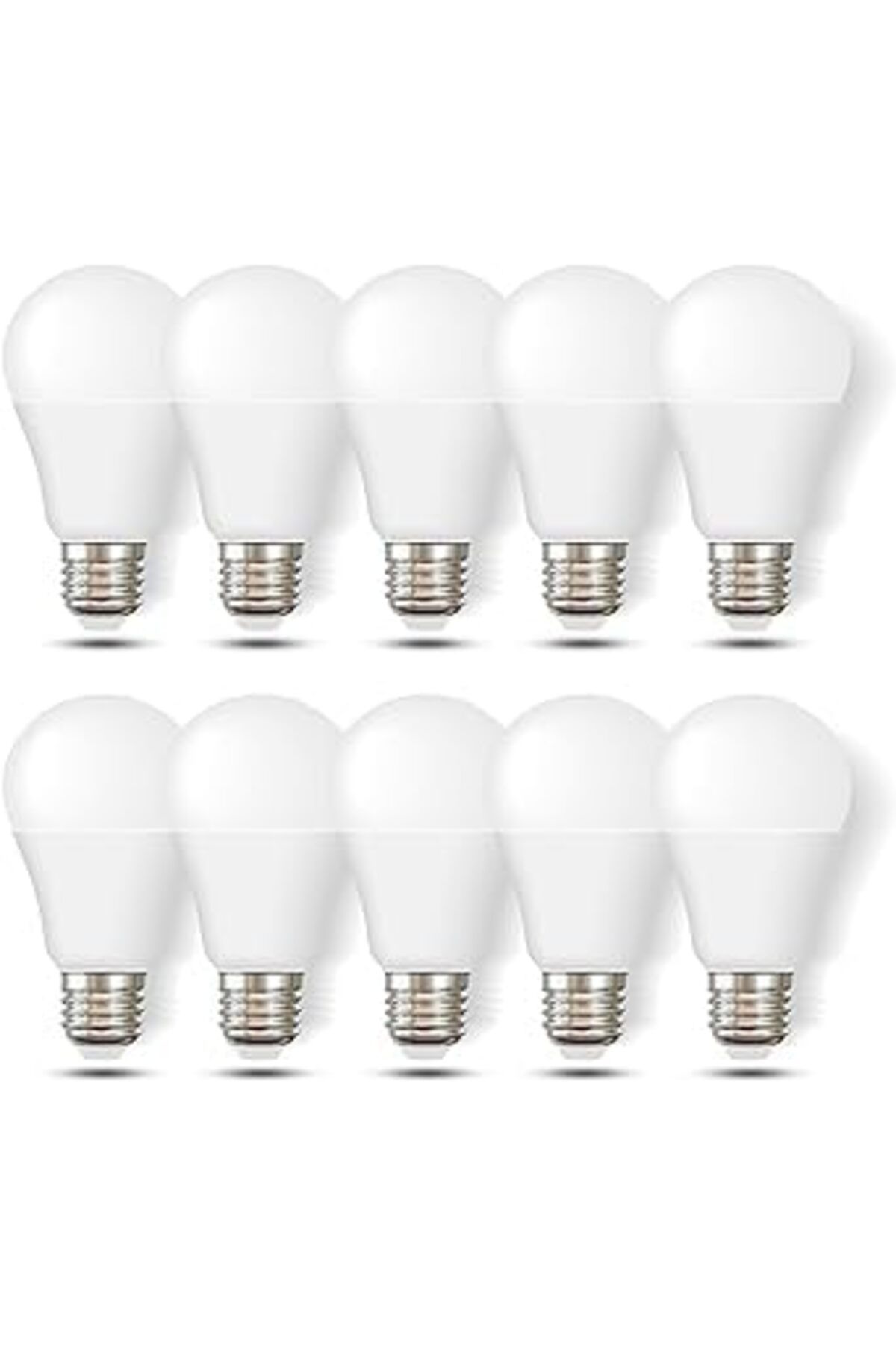 ShopZum 10 Adet Led Ampul 9w Enerji Tasarruflu 10&apos;lu Paket Günışığı (SARI) 3200 Kelvin E27