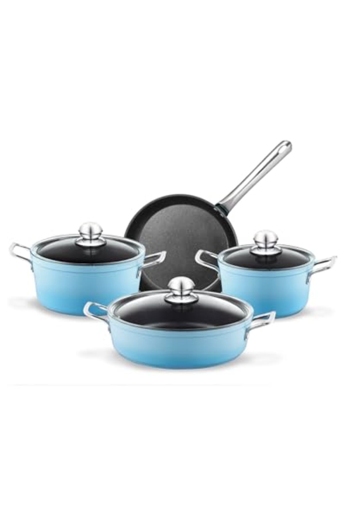 ShopZum Madame Titanium Professional Tencere Seti 7 Parça