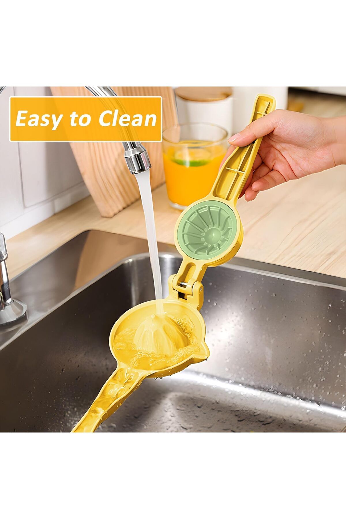 TARIK HOME-New Generation Adjustable Practical High Performance Citrus Juicer, Manual, Ergonomic Lemon Squeezer, 3