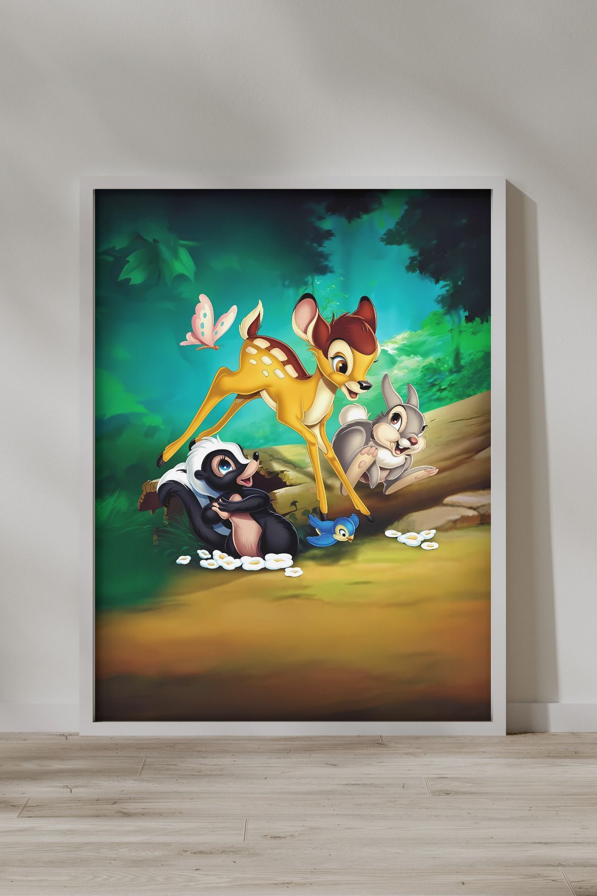 FGHGF Disney Seri 005 Çerçevesiz Poster & Duvar Tablosu