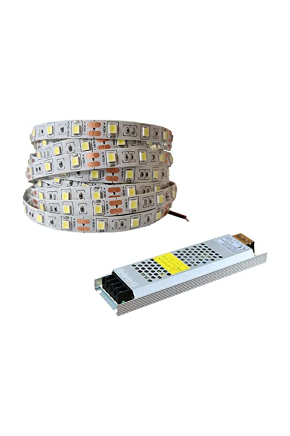ShopZum Amber Led 4040 Yeni Nesil 5 Metre Şerit + 12V 5 60 Watt Trafo Oturma Odası Yatak Odası Ve Mutfak Gi
