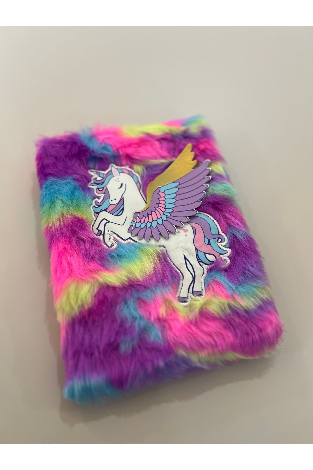 mihi hediyelik Peluş unicorn kanatlı hatıra defteri