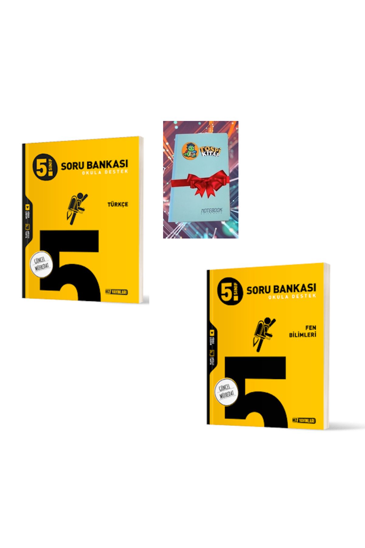Karma Kitaplar 5. Sınıf TÜRKÇE + FEN BİLİMLERİ Soru Bankası ( DEFTER HEDİYE)