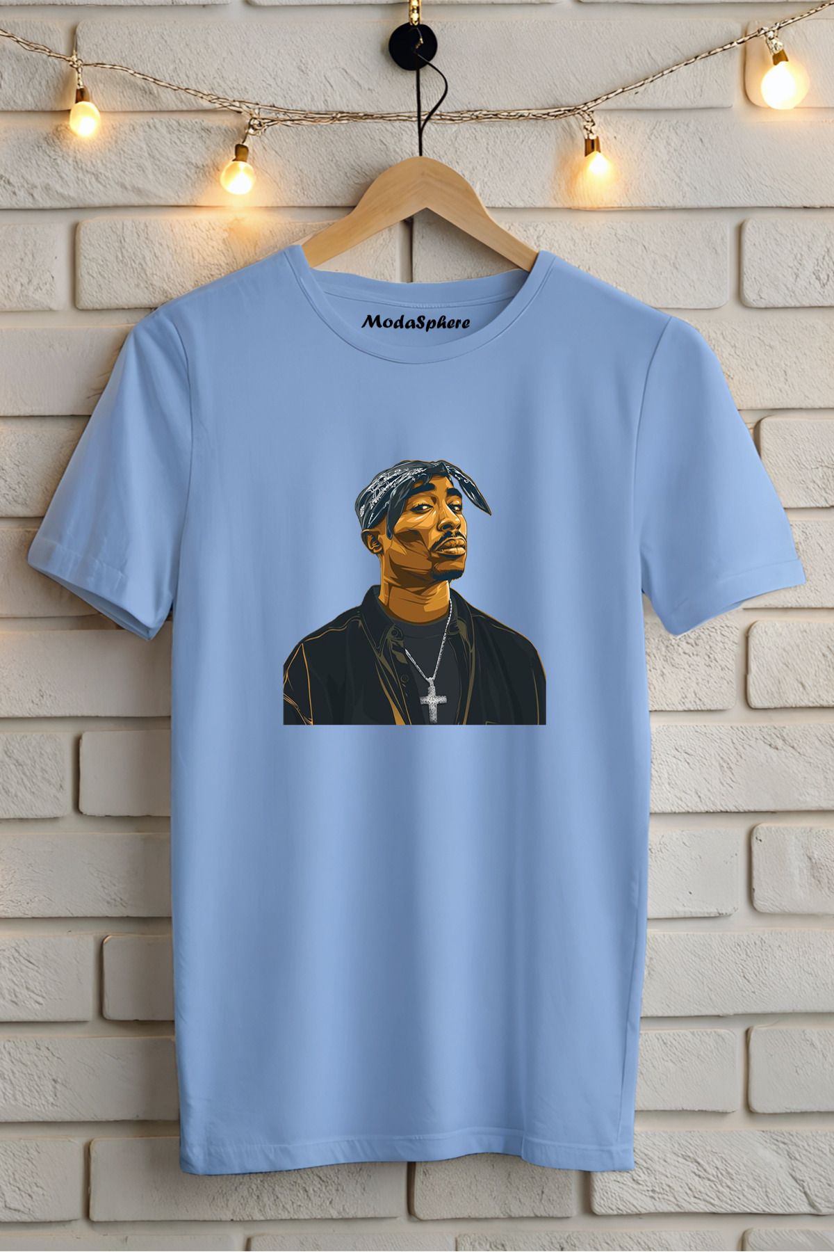 ModaSphere Baskılı Unisex Oversize Tişört