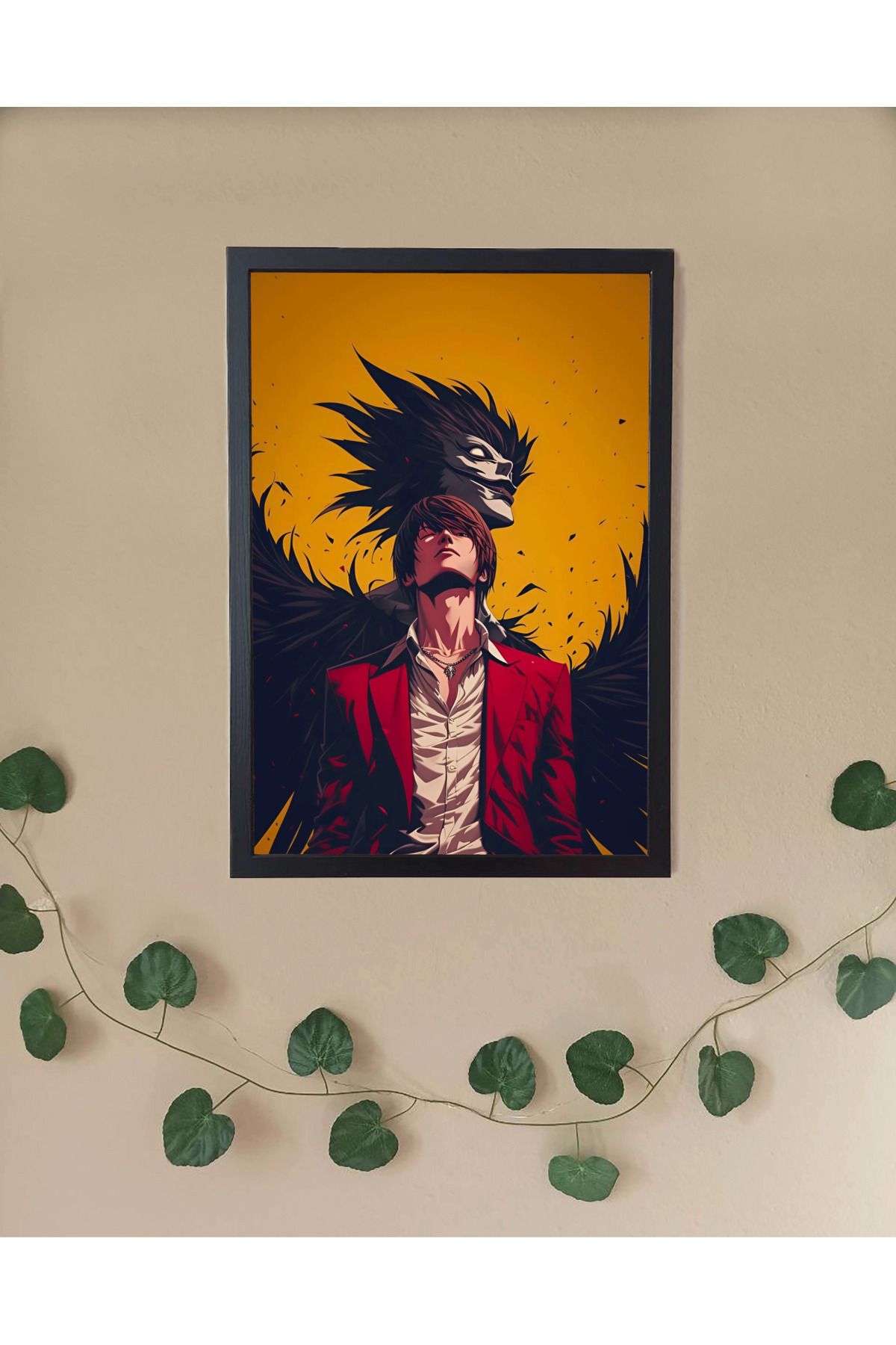 Nulivez Çerçeveli, Anime Dekoratif Tablo, 300 Micron Antireflecte Korumalı Tablo