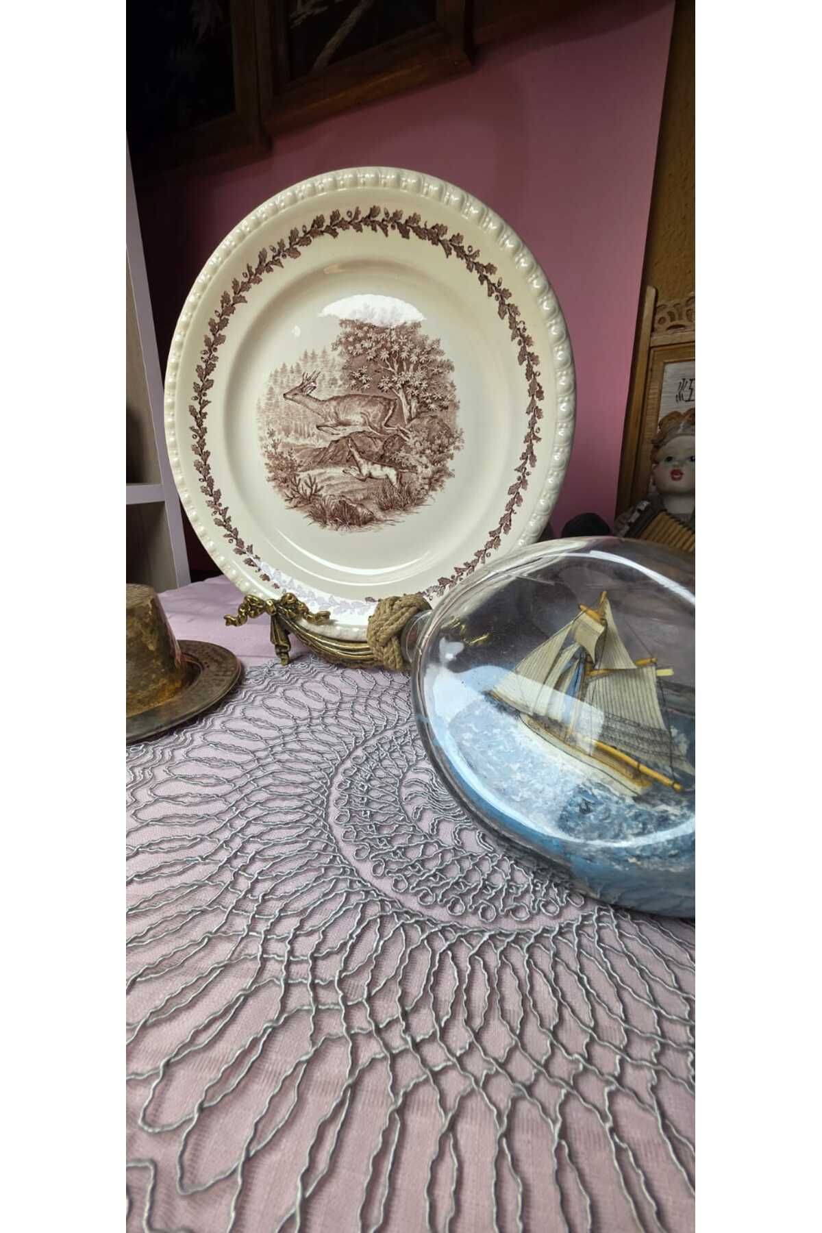 Villeroy & Boch Villeroy&Boch Porselen Yaban hayatı Temalı Duvar Tabakları 28 cm