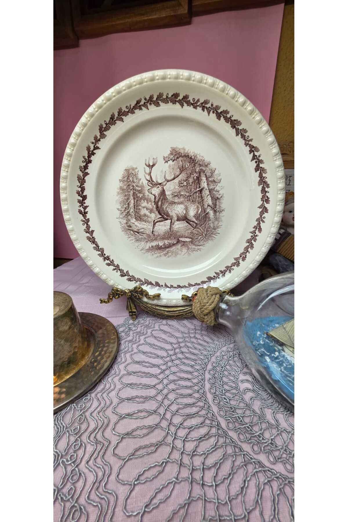 Villeroy & Boch Villeroy&Boch Porselen Yaban hayatı Temalı Duvar Tabakları 28 cm