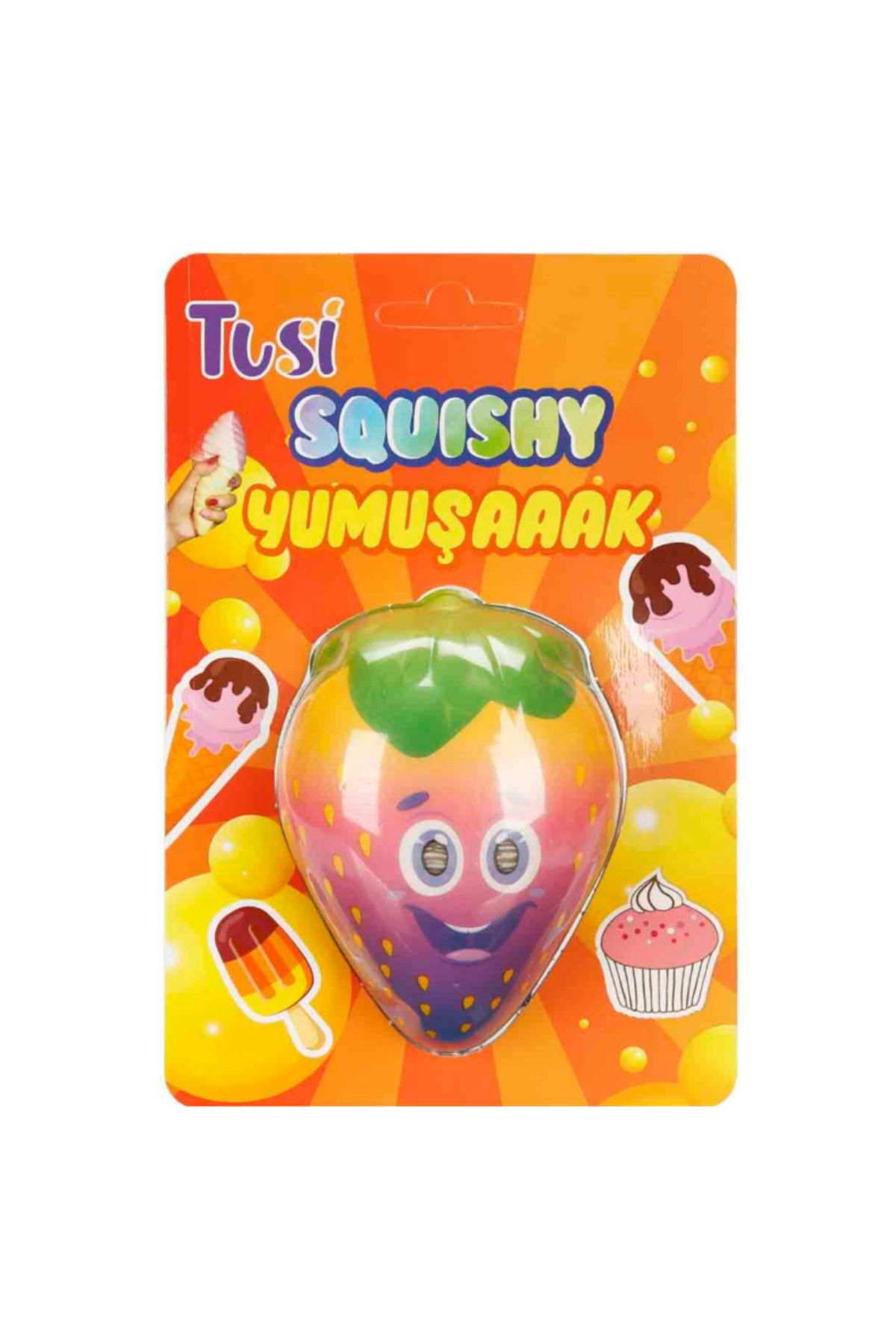 TUSI SQUİSHY KÖPÜK OYUNCAK ÇİLEK 3+