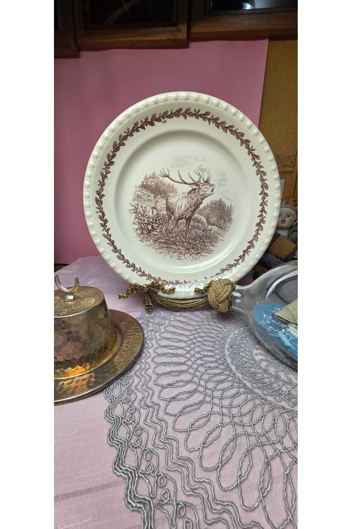 Villeroy & Boch Villeroy&Boch Porselen Yaban hayatı Temalı Duvar Tabakları 28 cm