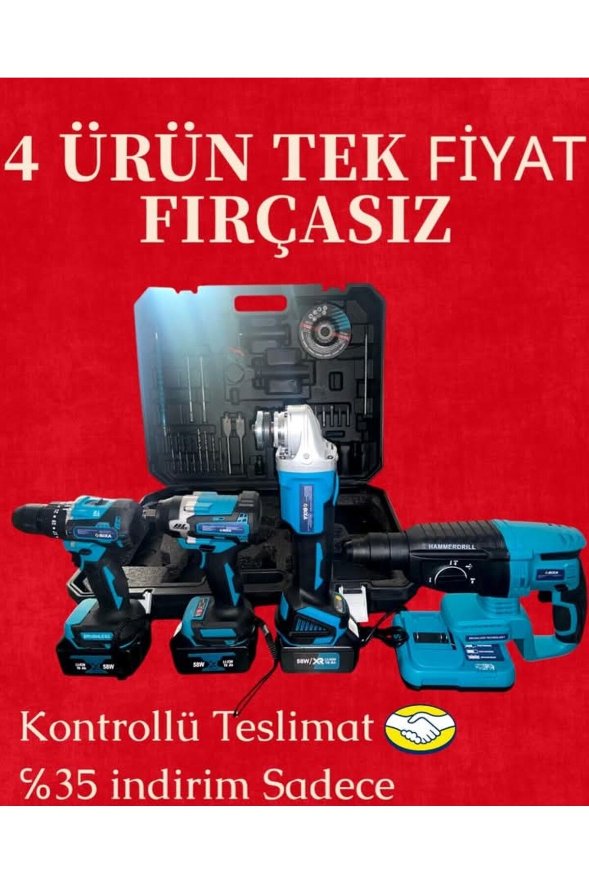 bixa 4 LÜ FIRÇASIZ KÖMÜRLÜ SET