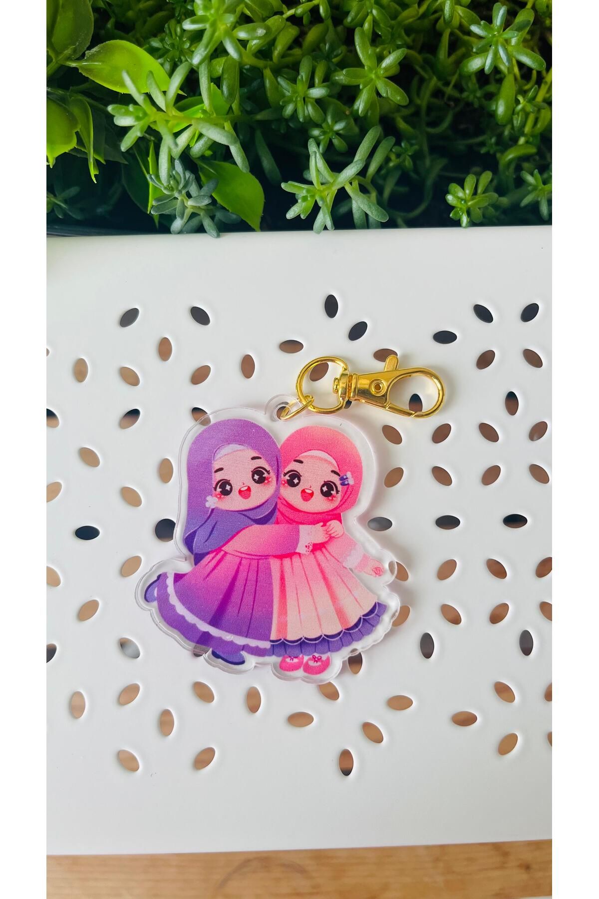 EMKSHOP İSLAMİ TASARIM UV BASKILI AKRİLİK ANAHTARLIKLAR (KALIN ÜRÜNDÜR SAĞLAM BASKILIDIR