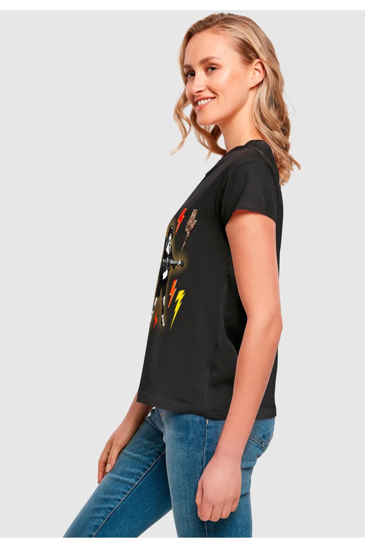 Merchcode-Damen Ladies Acdc - 50th Bolt Array Box Tee 4