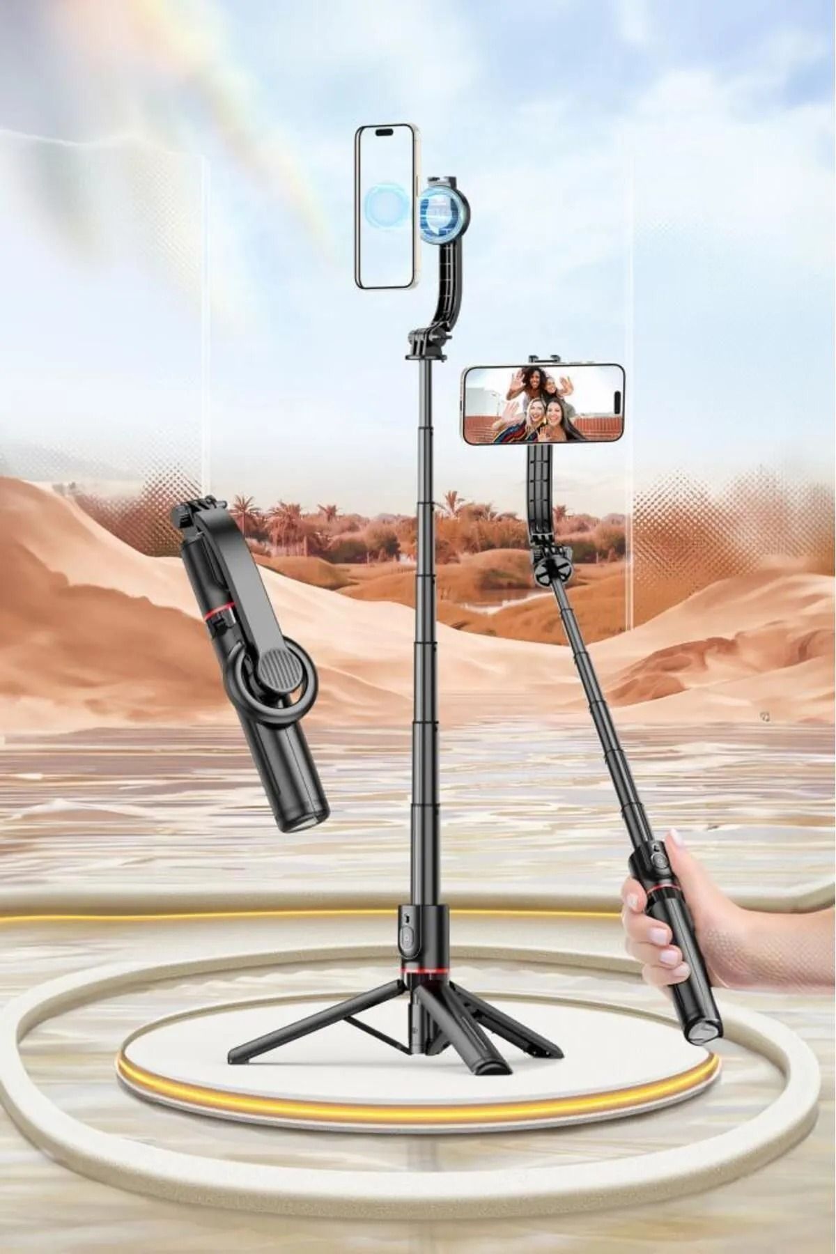 EN SİGA L20 Çok Amaçlı Tripod Kumandalı Selfie Çubuğu