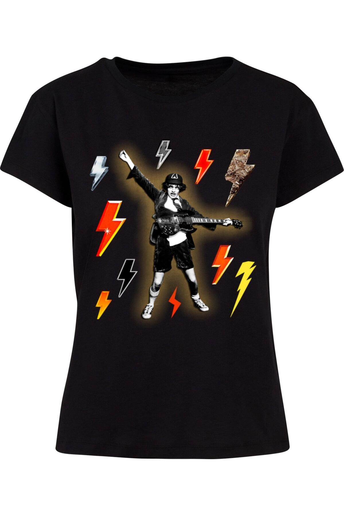 Merchcode-Damen Ladies Acdc - 50th Bolt Array Box Tee 1