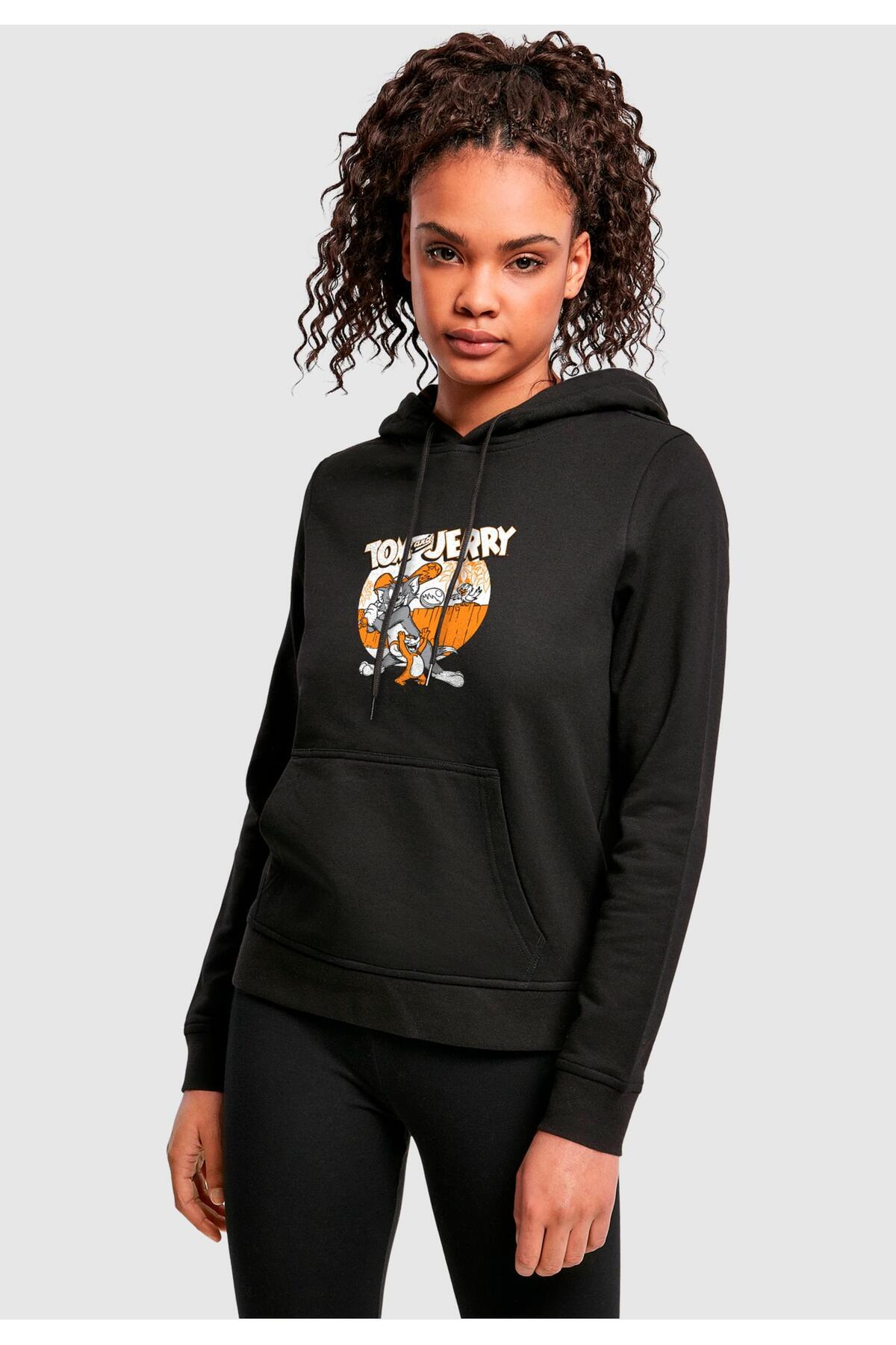 F4NT4STIC-Herren Tom And Jerry Play Baseball And Tom And Jerry With Basic Crewneck 2
