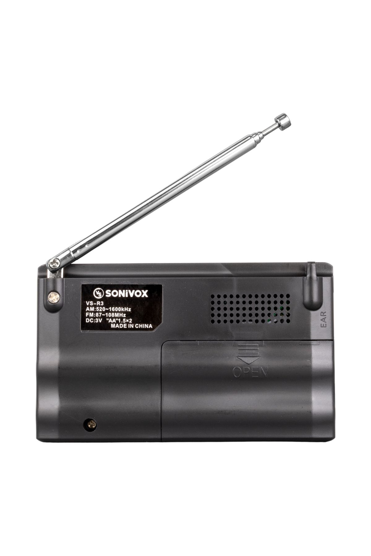 POEBGO FAMİLY'S GÜMÜŞ RENK CEP TİPİ ANALOG FM RADYO VS-R3 (5162)