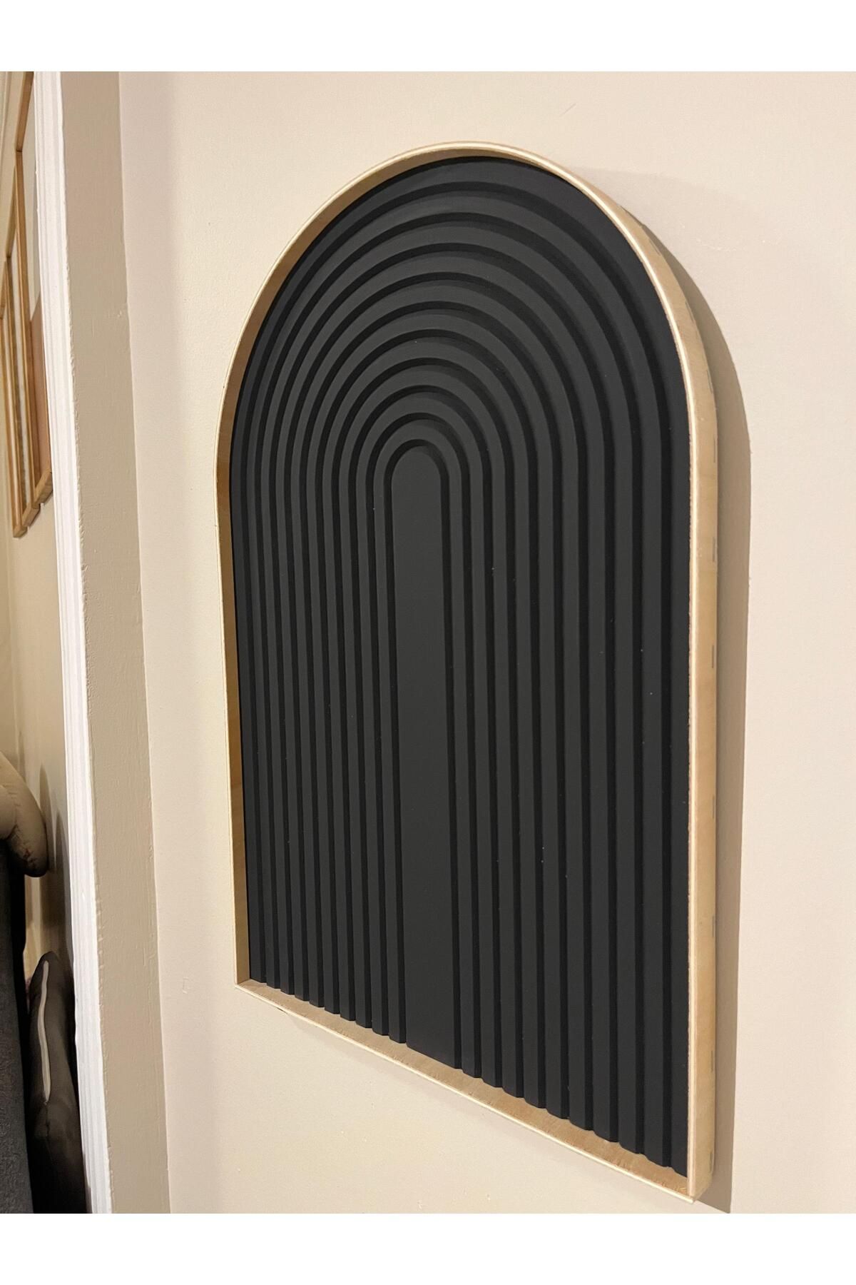 CIGILWOOD BLACK BELT AHŞAP BOHEM İSKANDİNAV TABLO