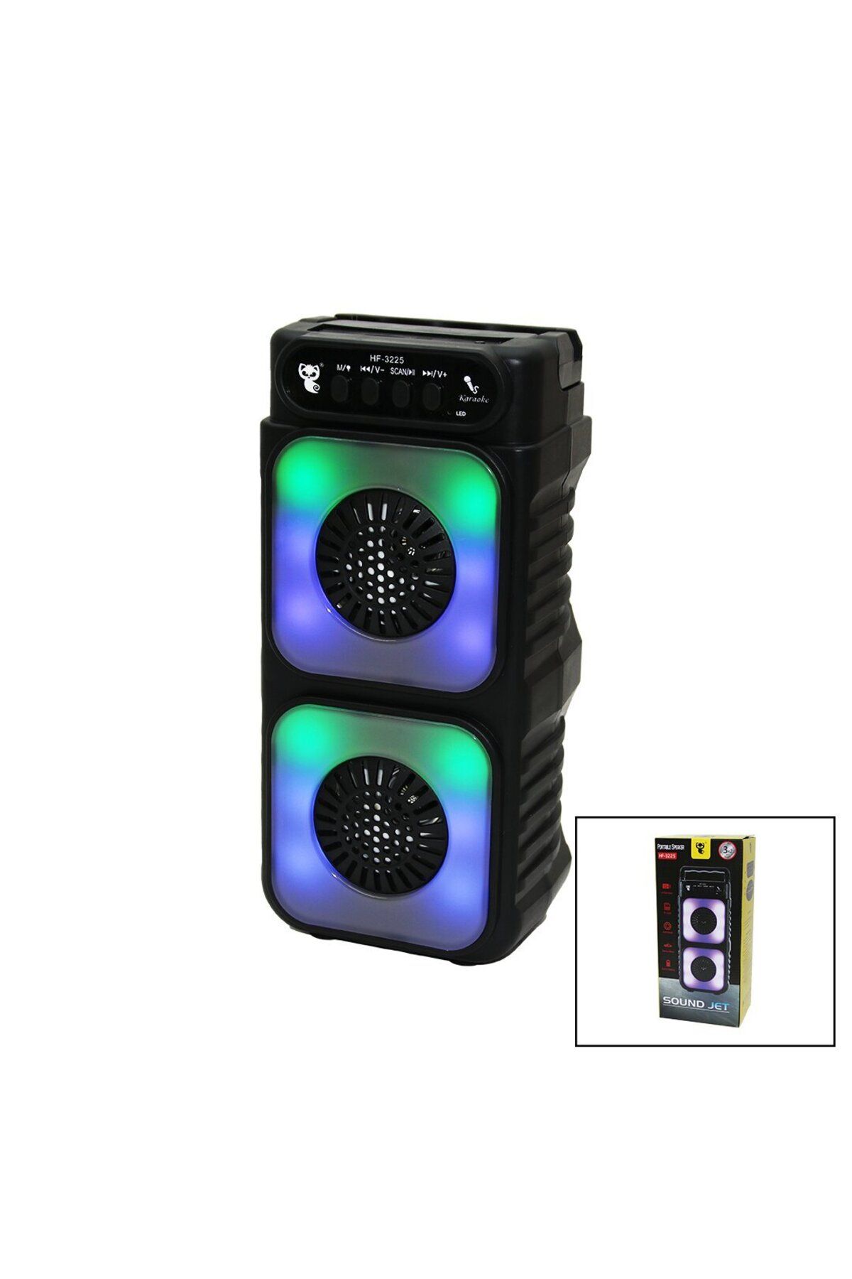 POEBGO FAMİLY'S 3X2İNÇ SD/USB/FM NOSTALJİ BLUETOOTH SPEAKER (5162)