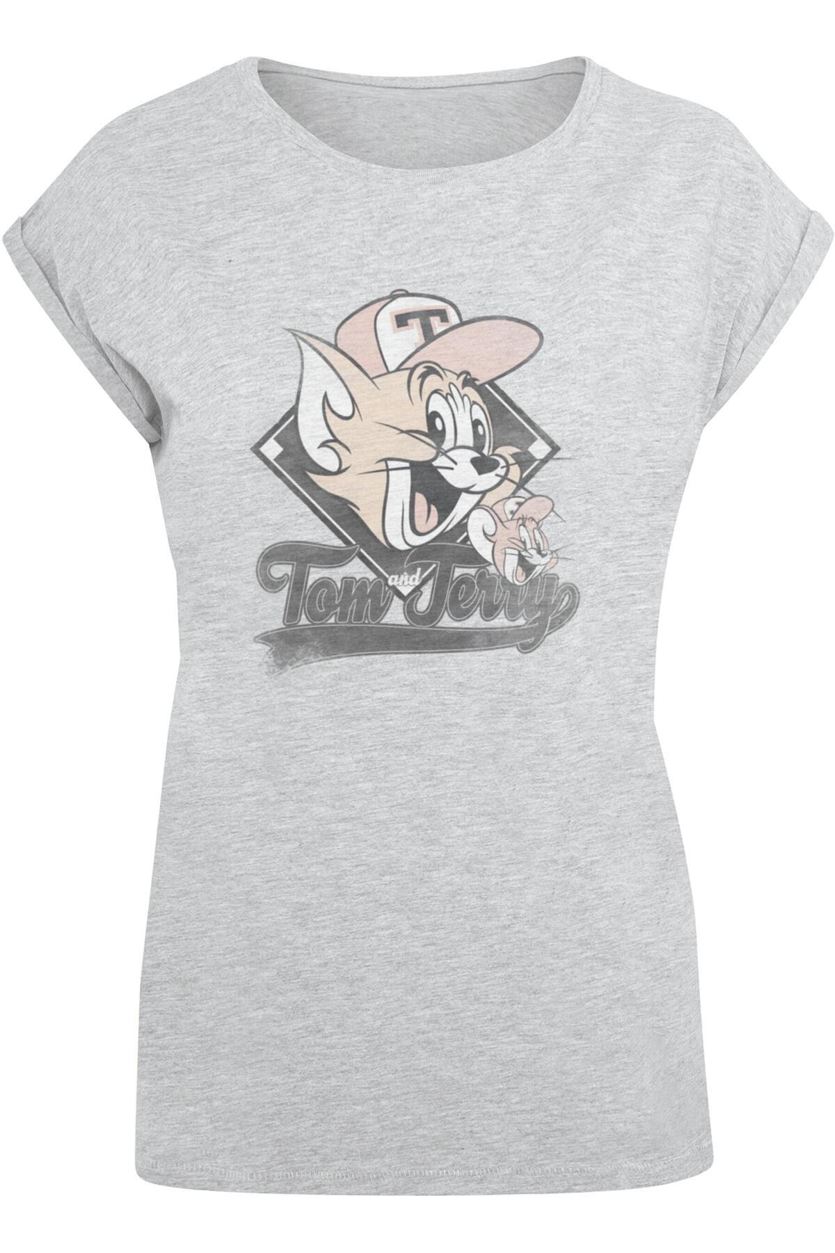 ABSOLUTE CULT-Damen Ladies Tom And Jerry - Baseball Caps T-shirt 1