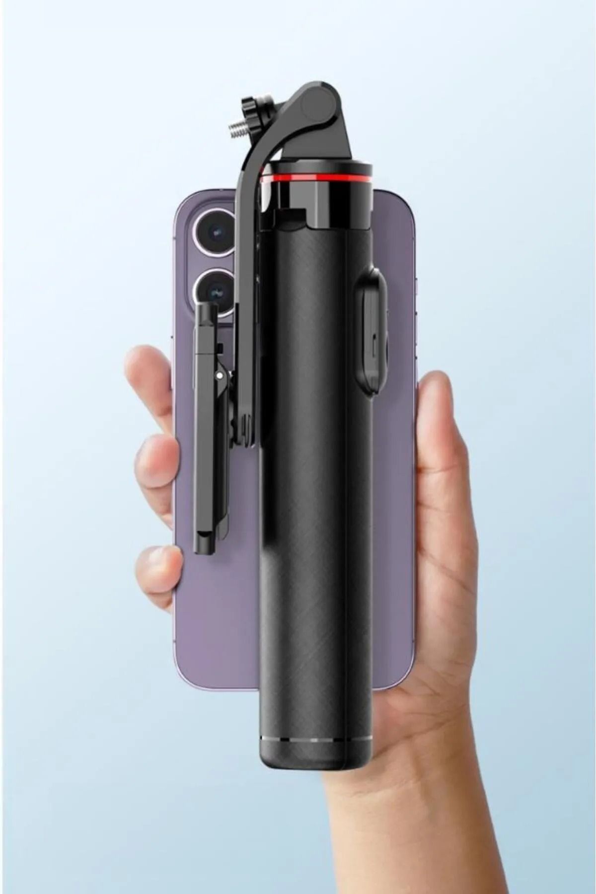 EN SİGA C13 Siyah Çok Amaçlı Taşınabilir Tripod Kumandalı Selfie Çubuğu