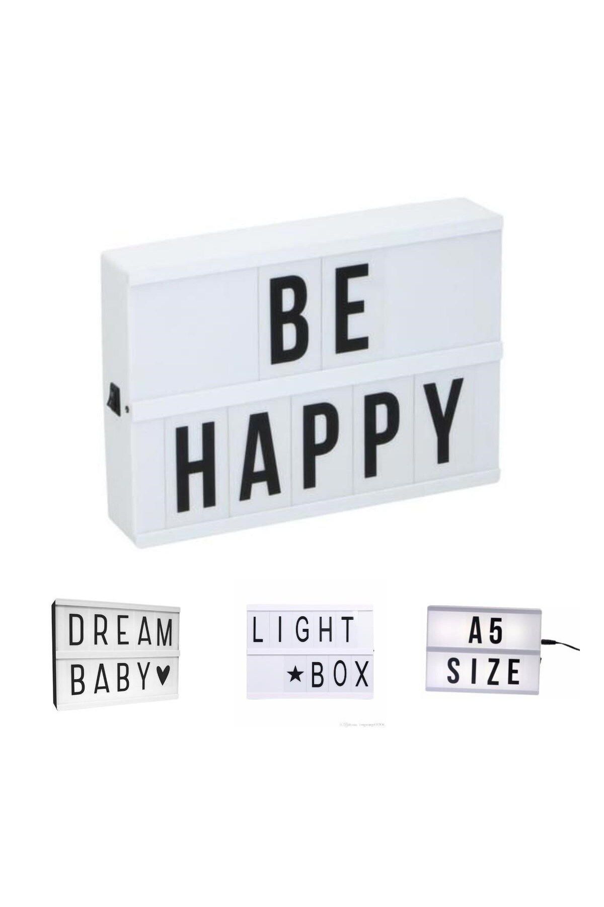 POEBGO FAMİLY'S Sinematik Lightbox Dekorasyon Aydınlatma Aksesuarları (A5 Boyut) (5162)