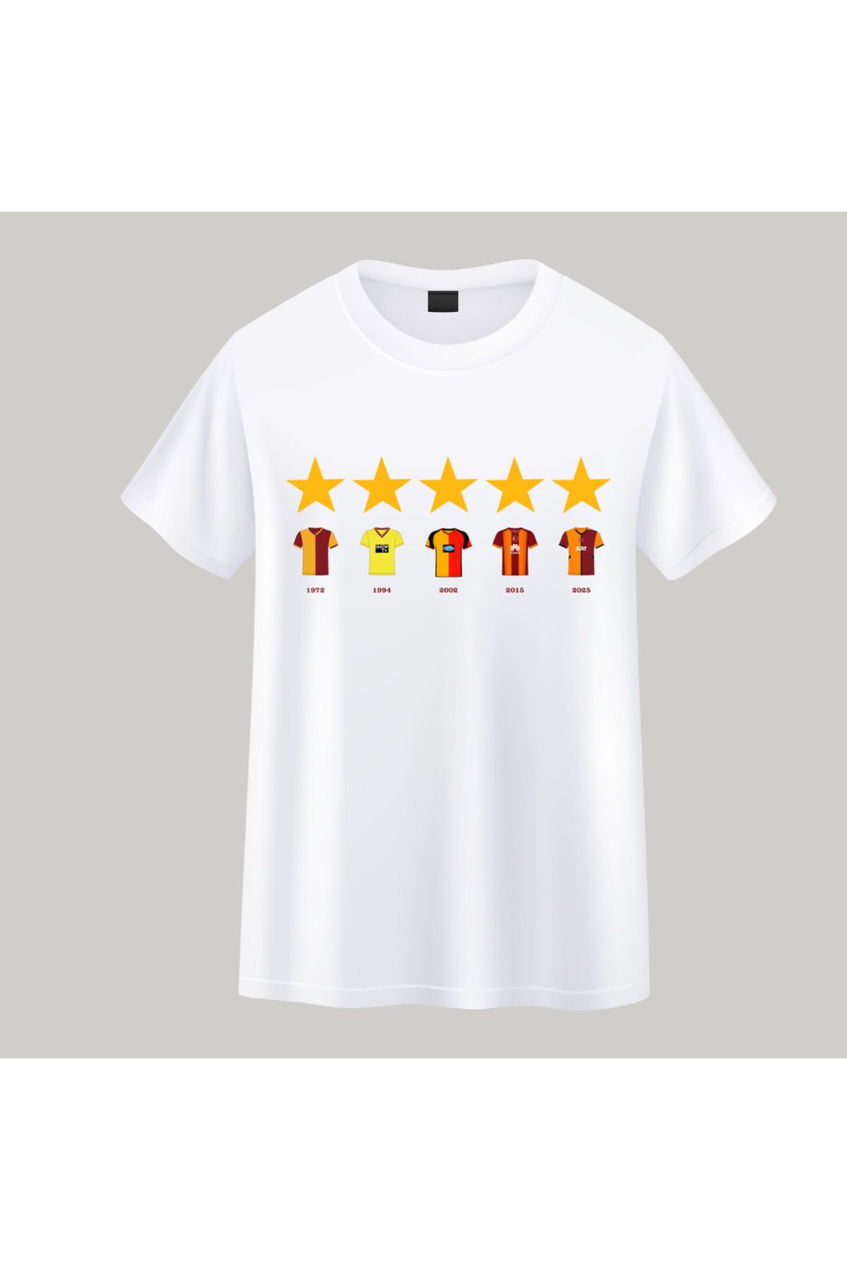 Gala Stile 5 Yıldız Retro Forma Erkek Tişört