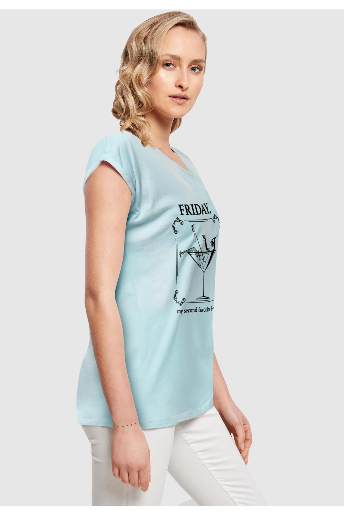 Mister Tee-Damen Ladies F-word Extended Shoulder Tee 6