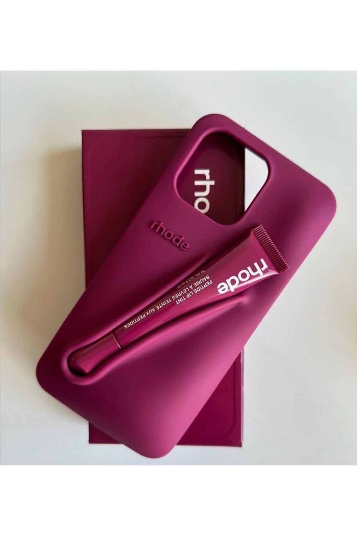FİŞNEİLETİŞİM İPHONE 14 PROMAX UYUMLU RHODE KILIF (BORDO)