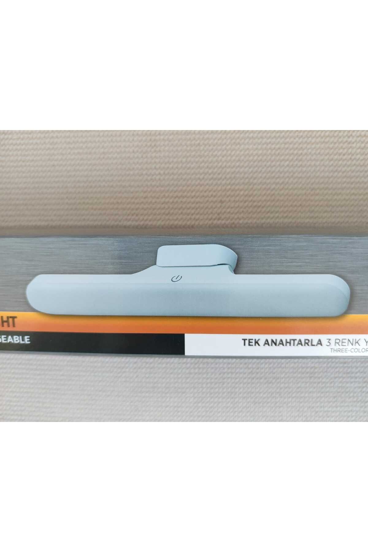 Cata Martı Ledli Aplik USB Şarjlı Kablosuz Mıknatıslı - 3 Renk Dokunmatik Lamba