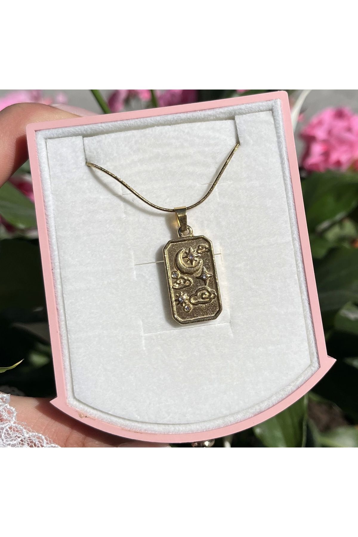 Vintagezegeni Bohem Gökyüzü Tarot Kolye I Çelik