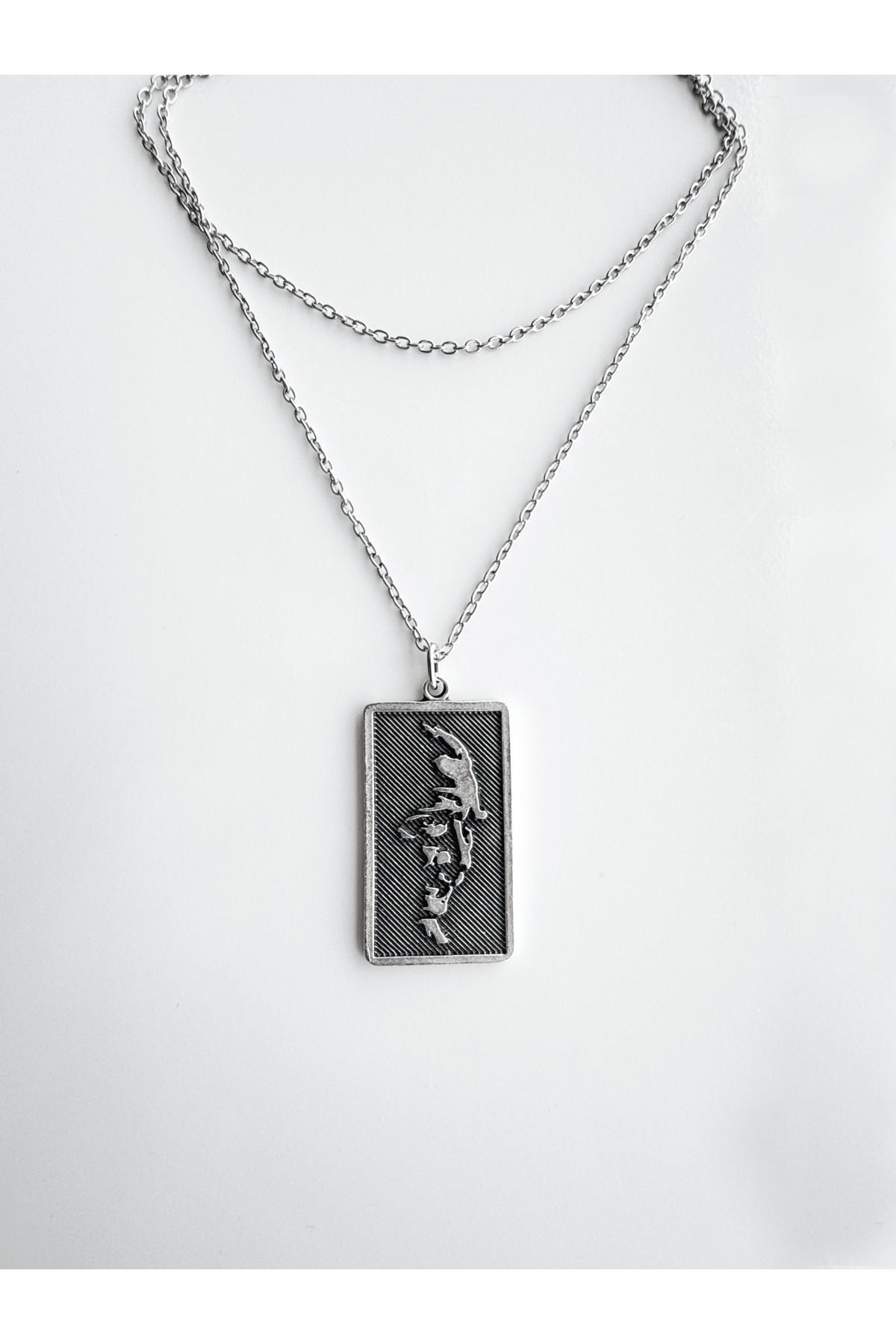 Darkia Mustafa Kemal Atatürk Unisex Zincirli Kolye