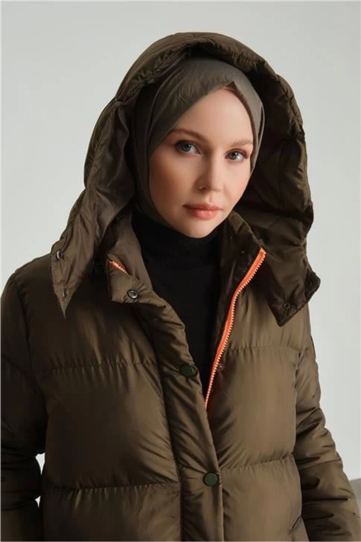 aradimtaradim Armine Kapitone Mont 23Kd8301 Haki