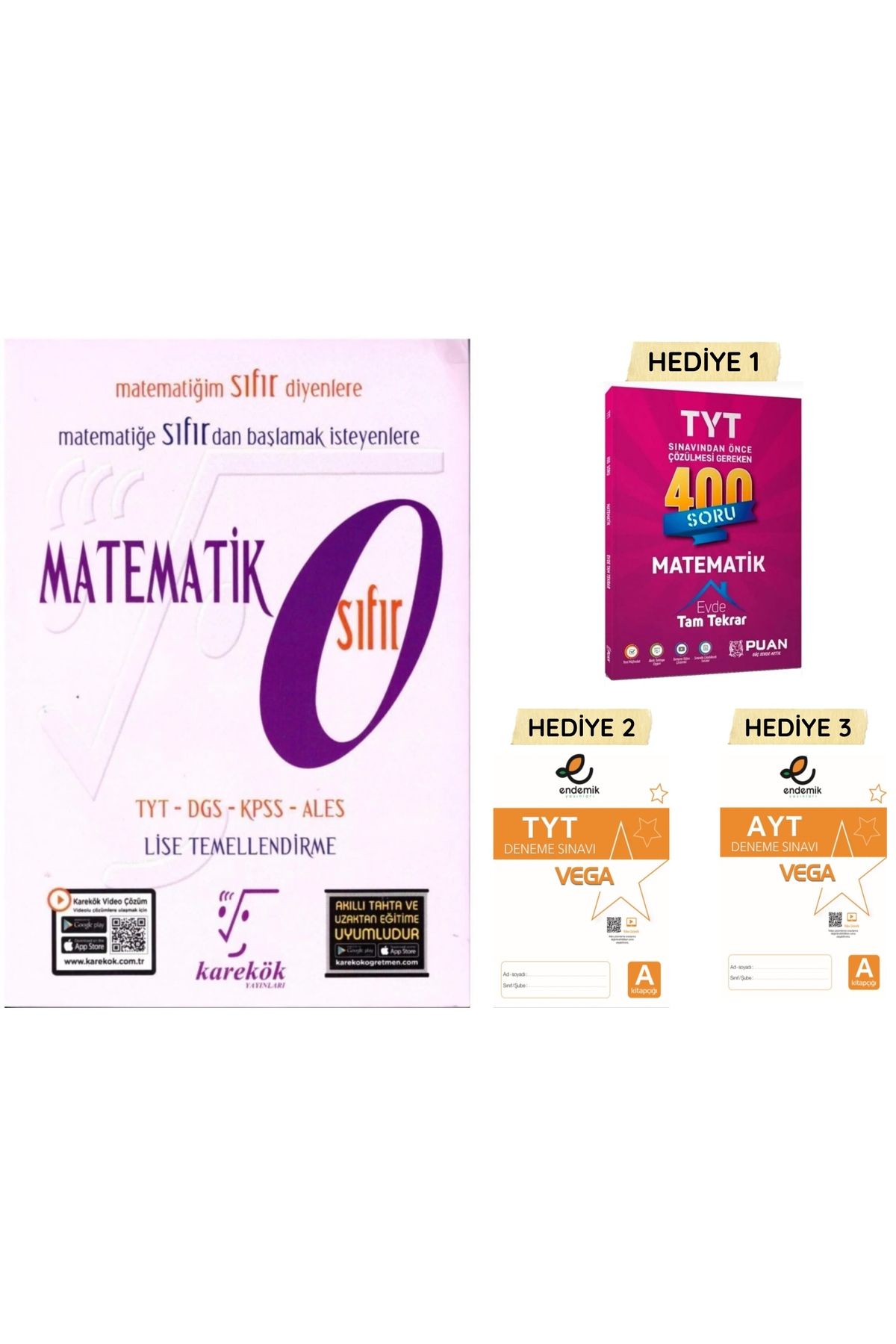 Karekök Yayınları Matematik Sıfır "0" Lise Temellendirme Bol Hediyeli 2025
