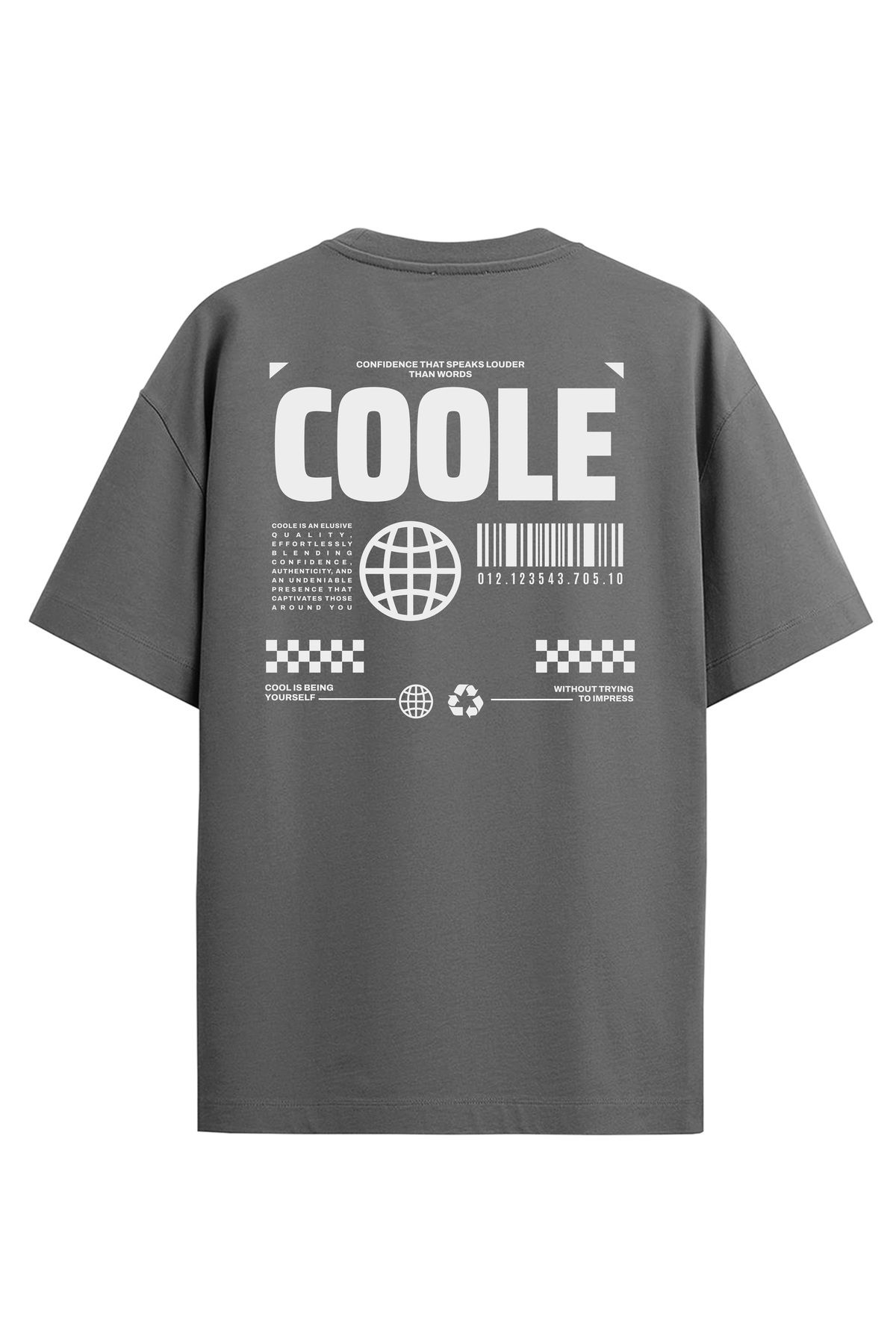 COOLE Erkek Coole Sırt Baskılı Regular Kalıp Kısa Kol T-Shirt