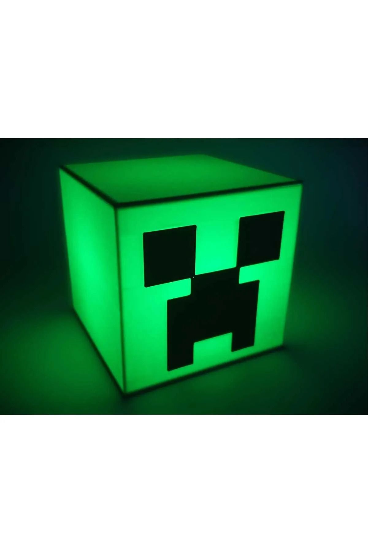 3dprint.market MİNECRAFT CREEPER LAMBASI OYUNCAK LED MUMLU