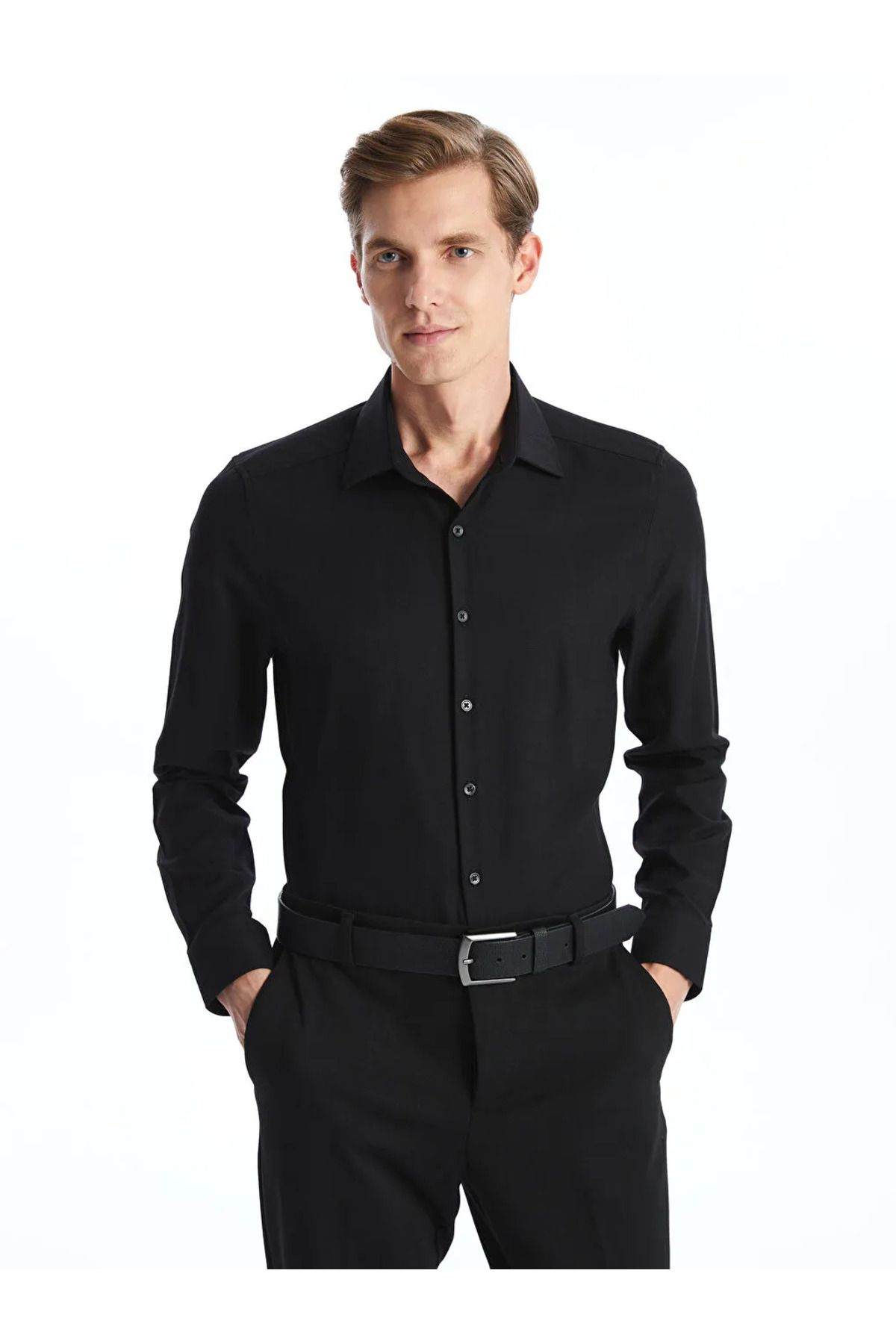 LC Waikiki Slim Fit Uzun Kollu Oxford Erkek Gömlek