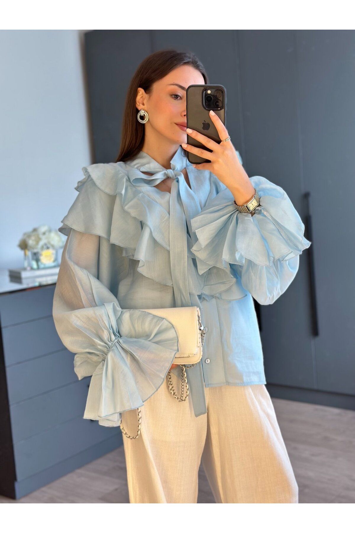 tugenatelier BEBE MAVİSİ REUTTE GÖMLEK